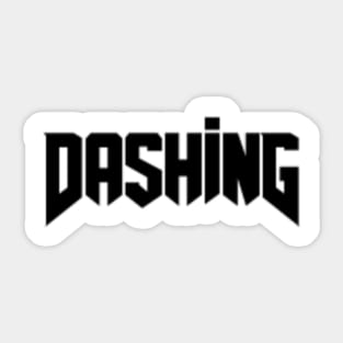 Dashing Sticker